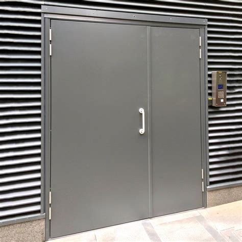 double metal doors house|double steel doors exterior outswing.